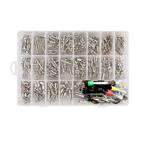Unbranded Other - 340 Pcs 1/1.5/1.8/2.2/2.8/3.5 mm Terminal Pins Wire Harness Pin Male Female